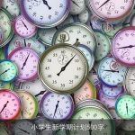 小学生新学期计划500字