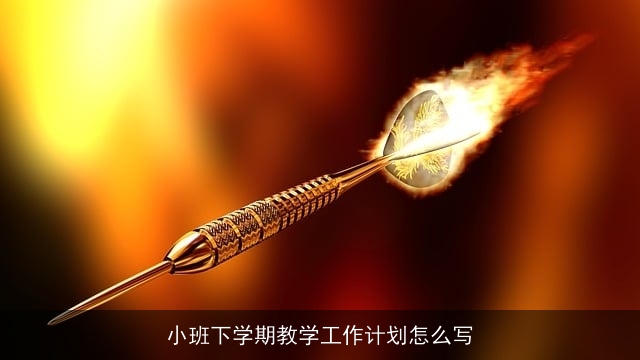 小班下学期教学工作计划怎么写