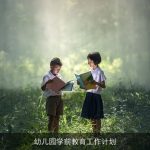 幼儿园学前教育工作计划