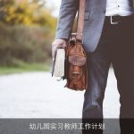 幼儿园实习教师工作计划