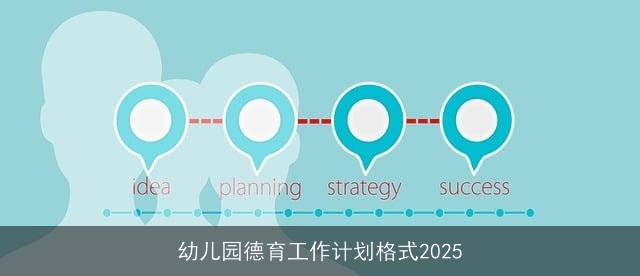 幼儿园德育工作计划格式2025