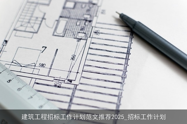建筑工程招标工作计划范文推荐2025_招标工作计划