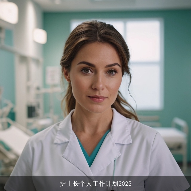 护士长个人工作计划2025
