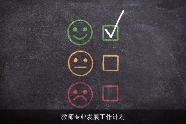 教师专业发展工作计划