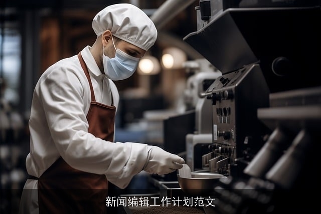 新闻编辑工作计划范文