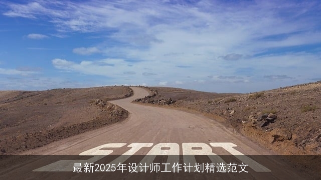 最新2025年设计师工作计划精选范文
