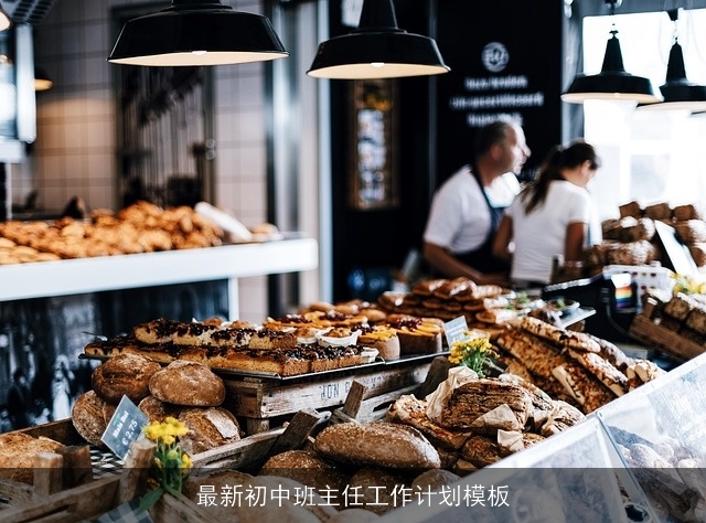最新初中班主任工作计划模板
