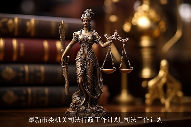 最新市委机关司法行政工作计划_司法工作计划