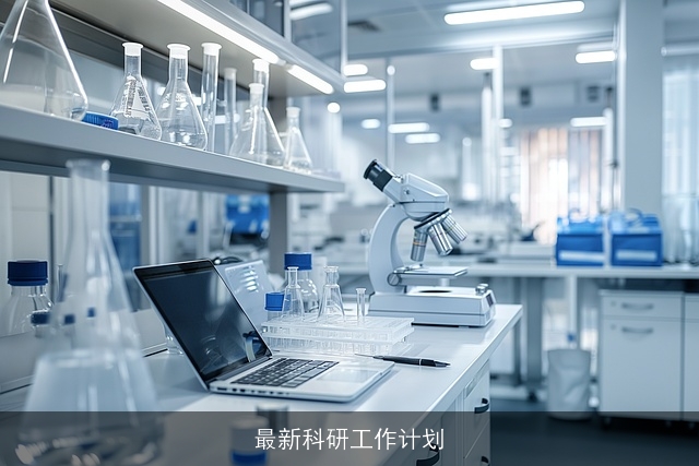 最新科研工作计划