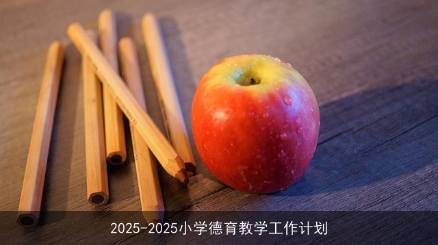2025-2025小学德育教学工作计划