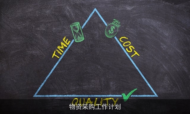 物资采购工作计划