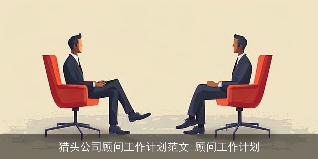 猎头公司顾问工作计划范文_顾问工作计划