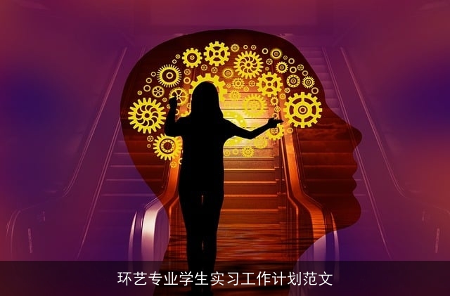 环艺专业学生实习工作计划范文
