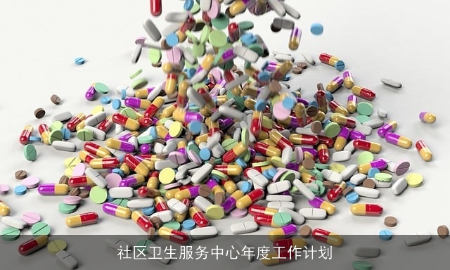 社区卫生服务中心年度工作计划