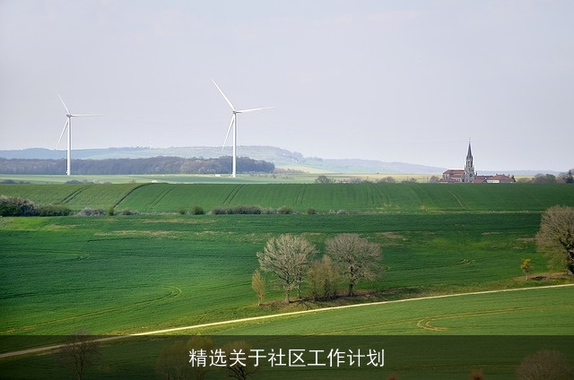 精选关于社区工作计划