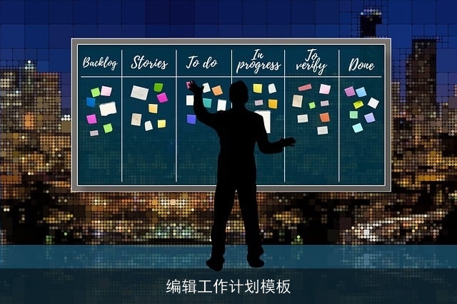 编辑工作计划模板