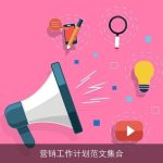 营销工作计划范文集合