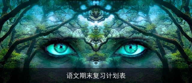 语文期末复习计划表