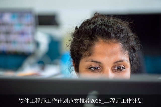 软件工程师工作计划范文推荐2025_工程师工作计划
