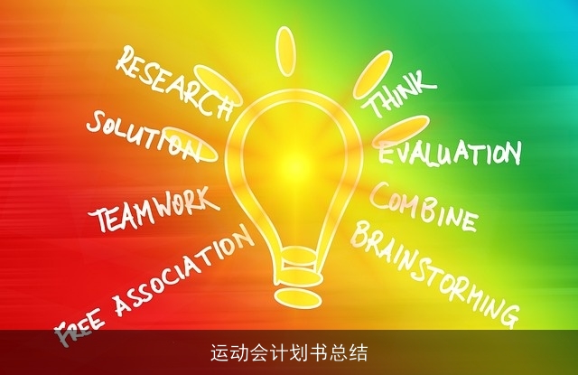 运动会计划书总结