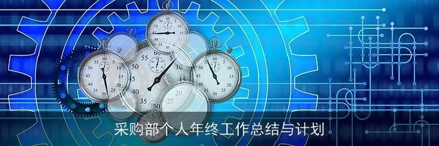 采购部个人年终工作总结与计划