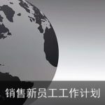 销售新员工工作计划