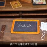 高二下地理教学工作计划