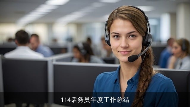 114话务员年度工作总结