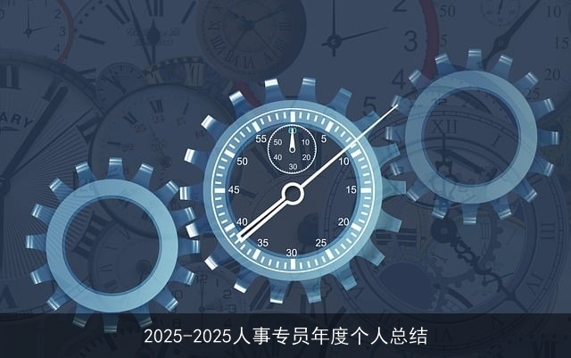 2025-2025人事专员年度个人总结