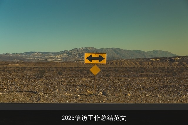 2025信访工作总结范文