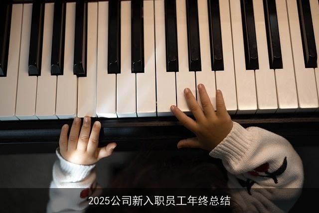2025公司新入职员工年终总结