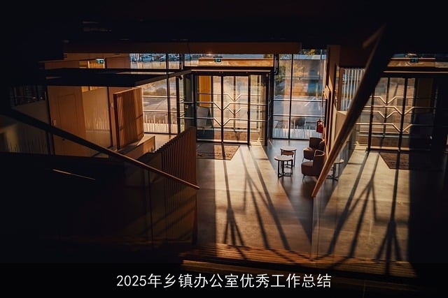 2025年乡镇办公室优秀工作总结