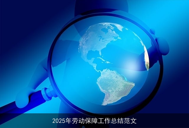 2025年劳动保障工作总结范文