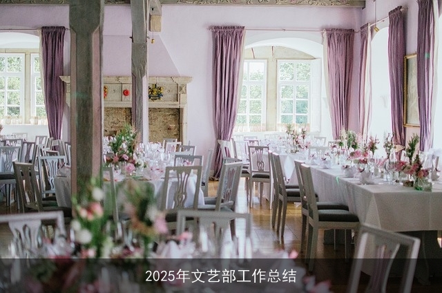2025年文艺部工作总结