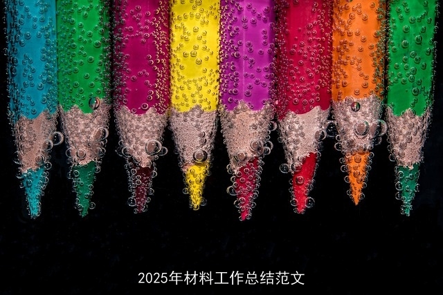 2025年材料工作总结范文