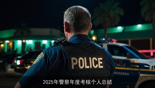 2025年警察年度考核个人总结
