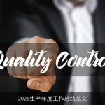 2025生产年度工作总结范文
