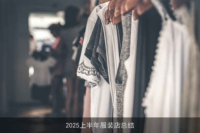 2025上半年服装店总结