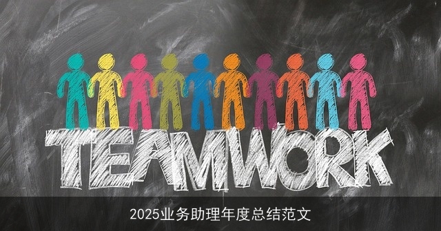 2025业务助理年度总结范文