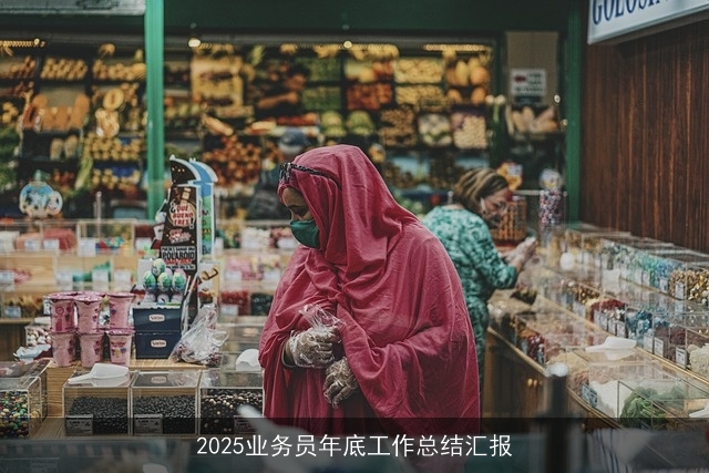 2025业务员年底工作总结汇报