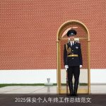 2025保安个人年终工作总结范文