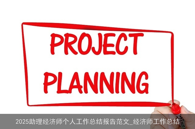 2025助理经济师个人工作总结报告范文_经济师工作总结