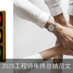 2025工程师年终总结范文