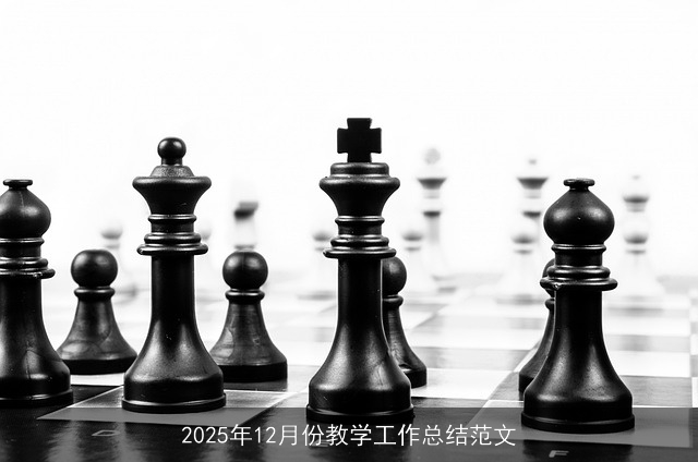 2025年12月份教学工作总结范文