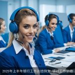 2025年上半年银行工作总结例文_银行工作总结