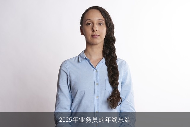 2025年业务员的年终总结