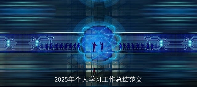2025年个人学习工作总结范文