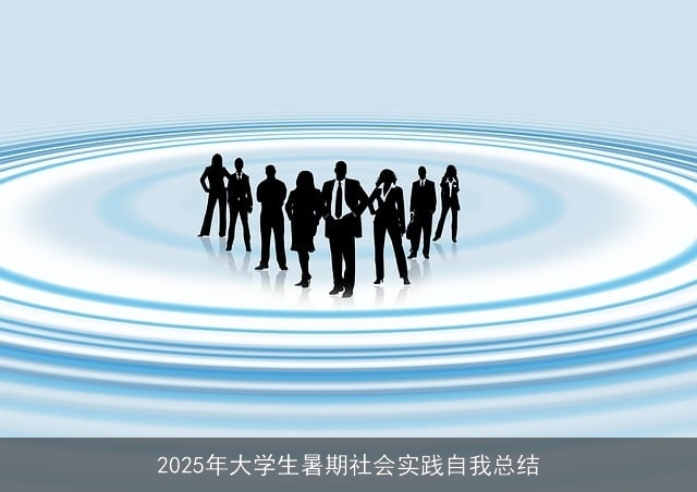 2025年大学生暑期社会实践自我总结