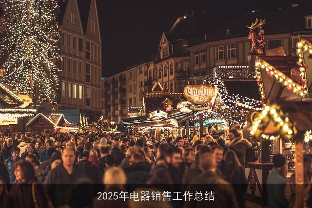 2025年电器销售工作总结