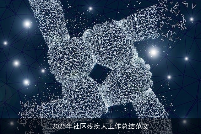 2025年社区残疾人工作总结范文